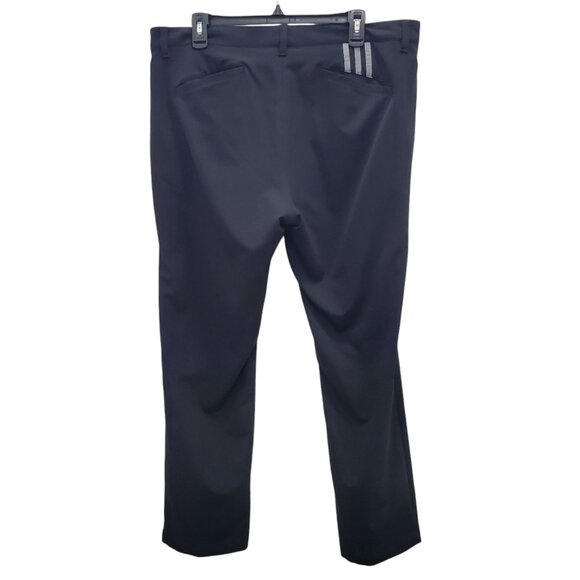 Adidas Men's Black Recycled Polyester Lightweight Flat Front Golf Pants 36x30 - Picture 7 of 7